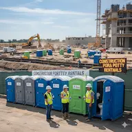 Construction Porta Potty Rentals Fullerton